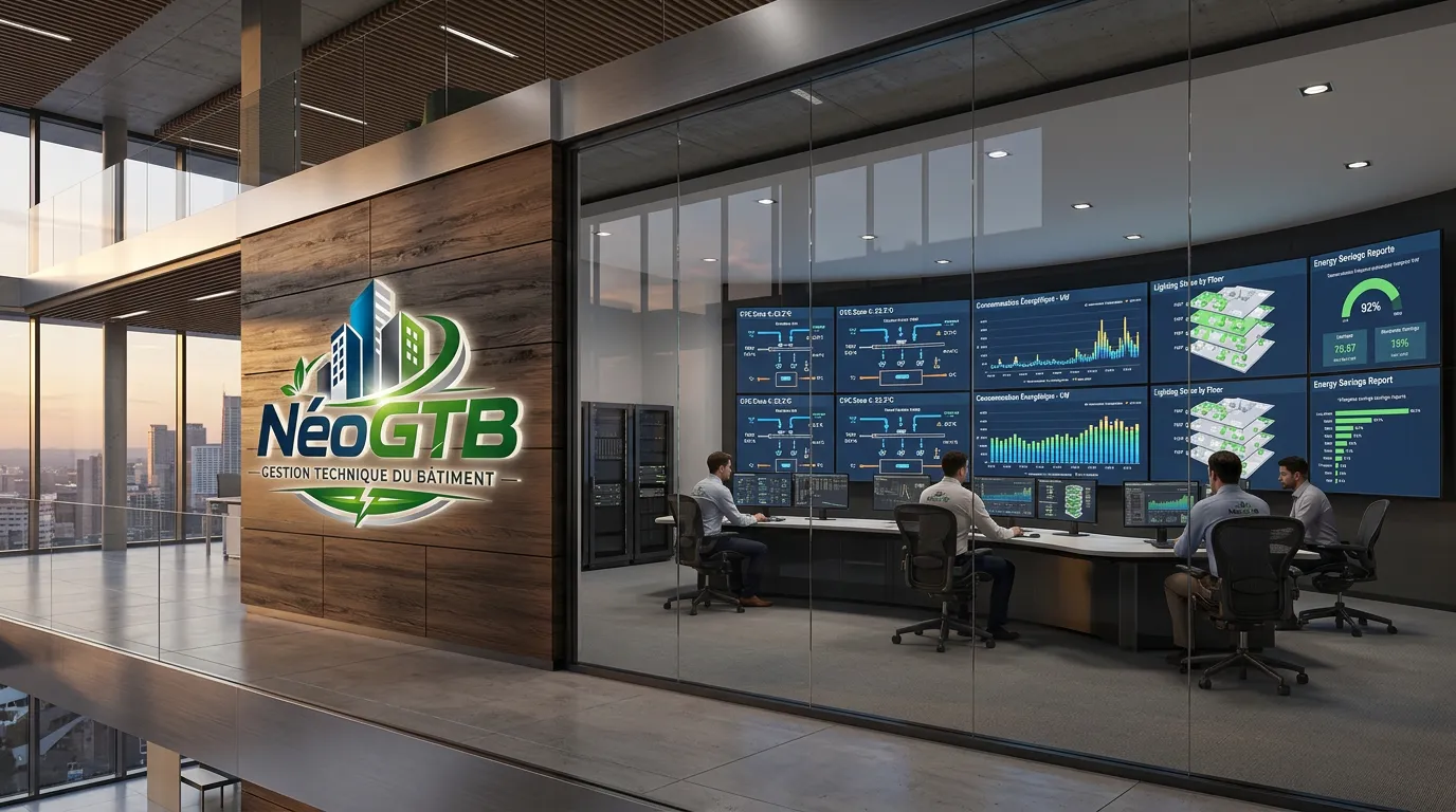 Salle de contrôle NéoGTB — supervision technique du bâtiment