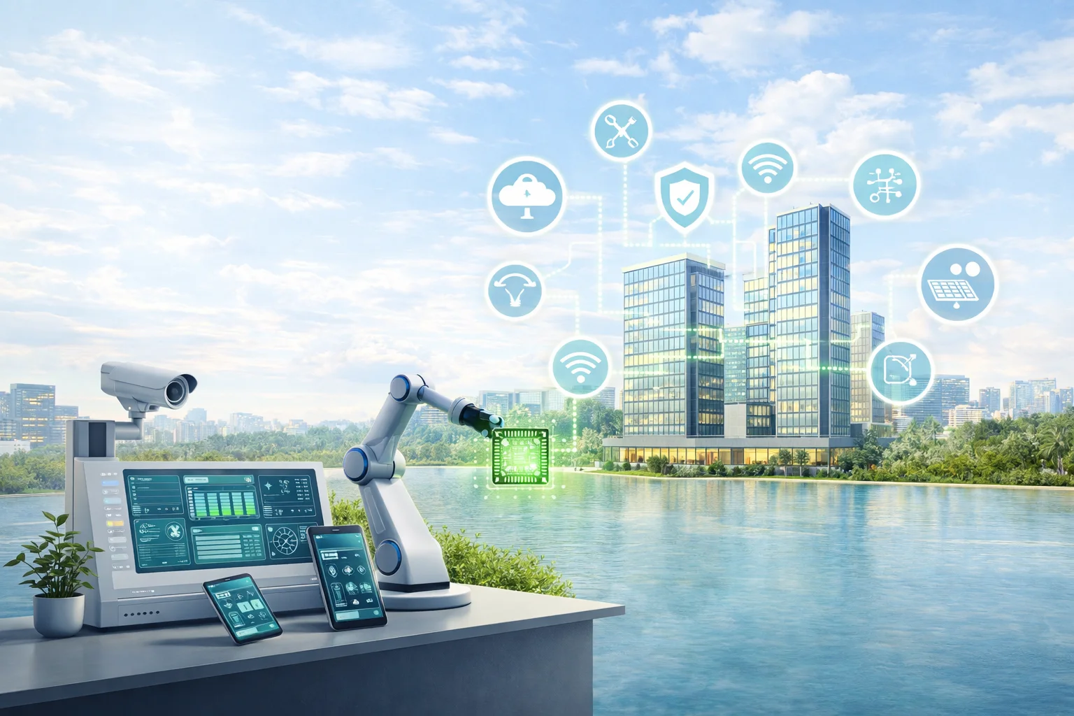Technologies GTB — capteurs IoT, protocoles et supervision connectée